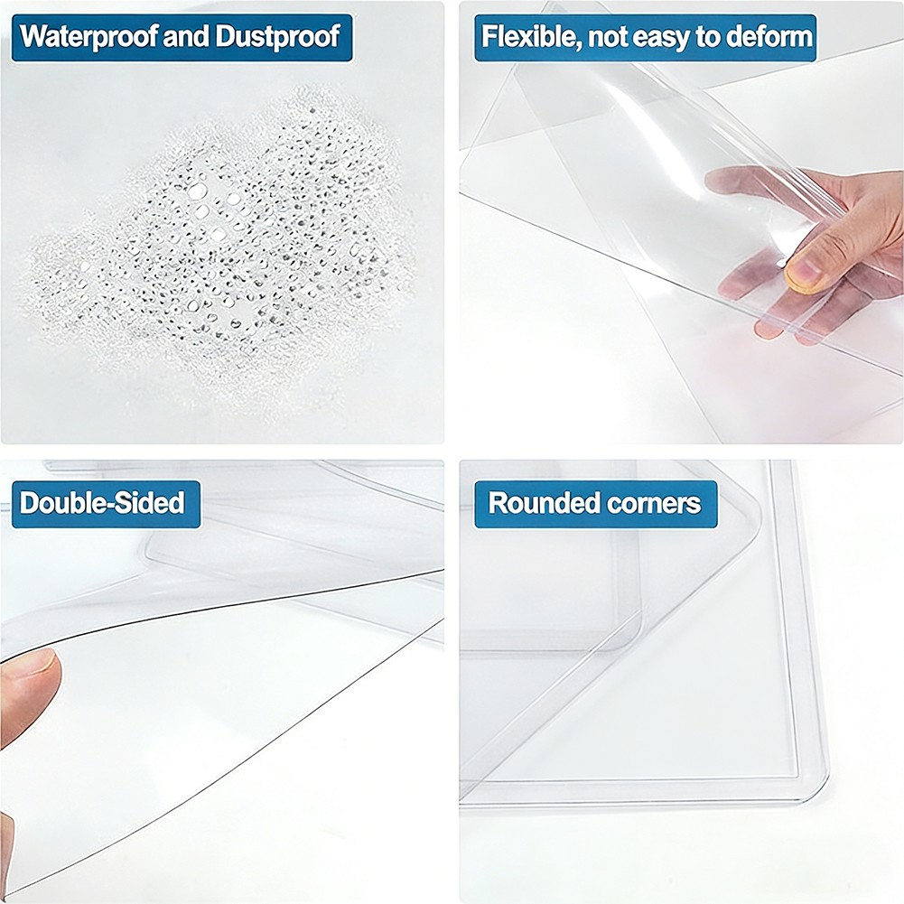 Rigid Print Protectors Hard PVC Document & Photo Sleeves 4×6”/ 5×7”/ 6×9”