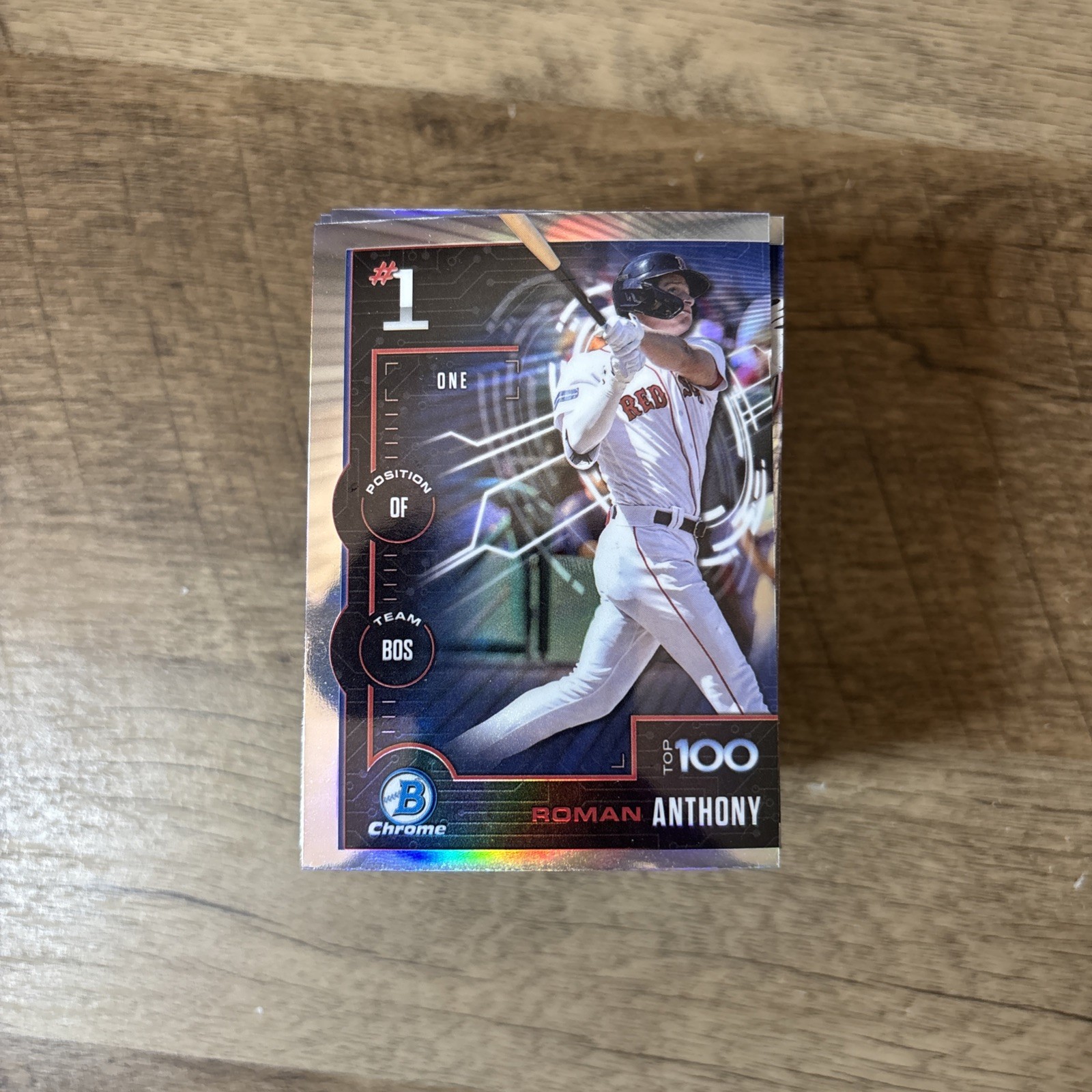2025 Bowman Scouts’ Top 100 Refractor Complete Set #BTP-1 TO #BTP-100