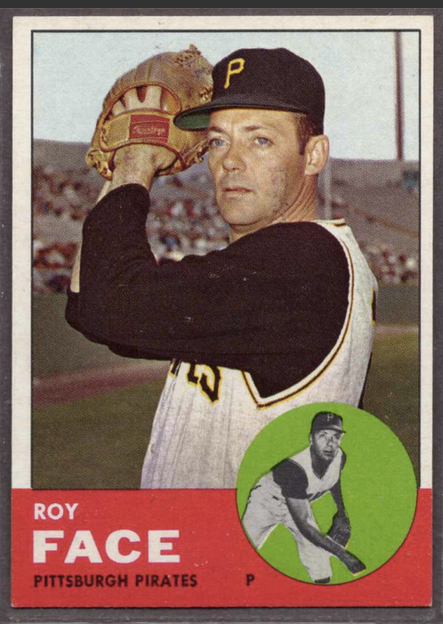 1963 Topps Set-Break #409 Roy Face NR-MINT *JAYSACE*