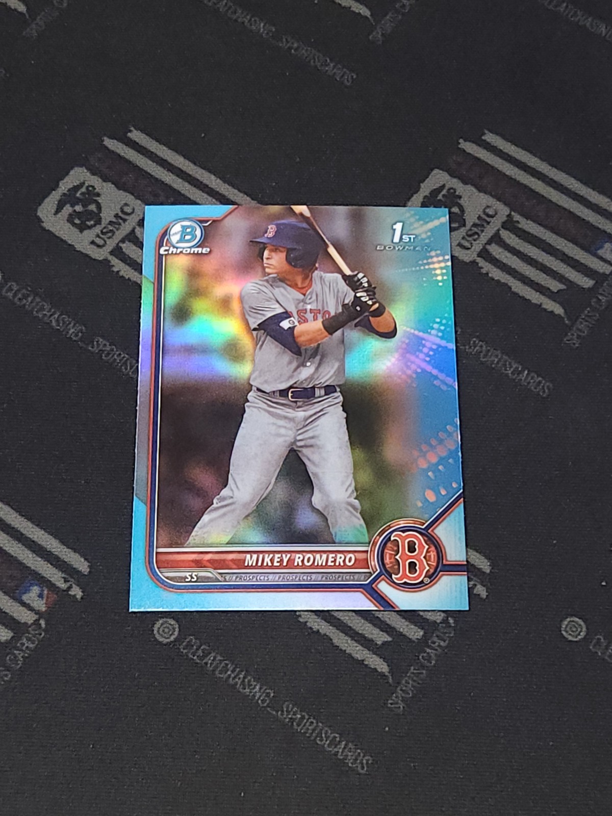 2022 Bowman Draft Chrome Mikey Romero #BDC-42 Sky Blue Refractor