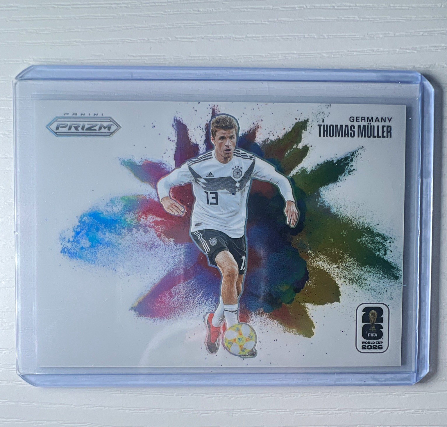 Panini Prizm FIFA World Cup 2026 Thomas Müller #35 Germany ColorBlast