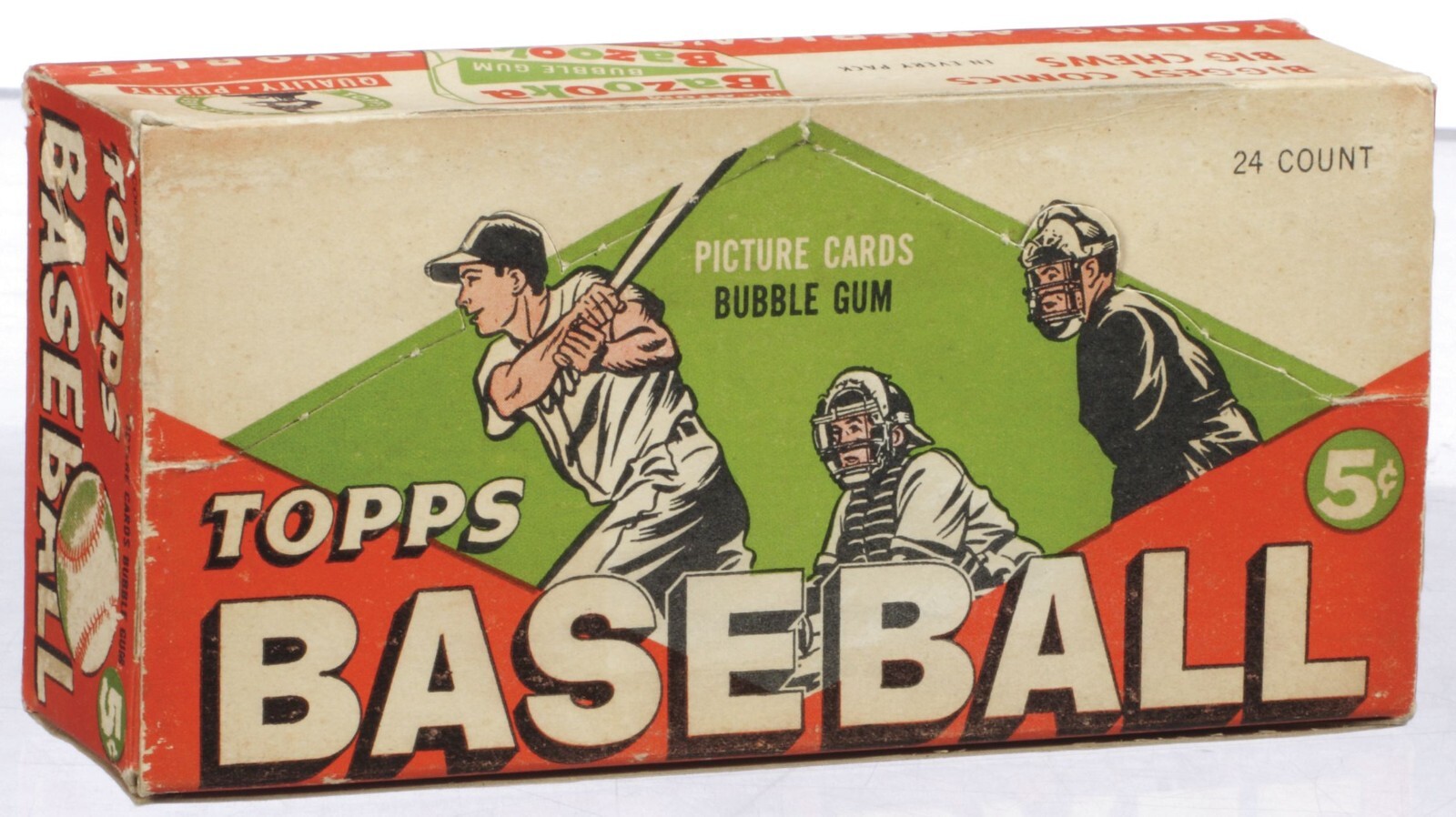 1952 MICKEY MANTLE ROOKIE CARD CHASE BOX-21 pack -Auto-2 cards 1950/60’s