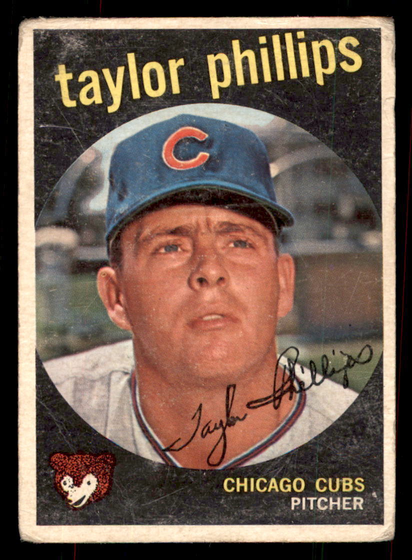 1959 Topps Baseball #113 Taylor Phillips PR (Filler) *RC3
