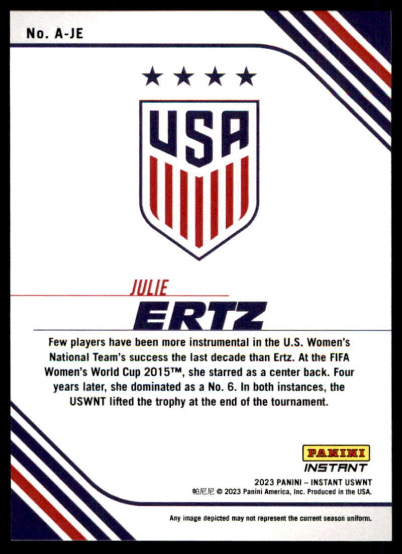Julie Ertz 2023 Panini Instant US Women’s National Team #A-JE