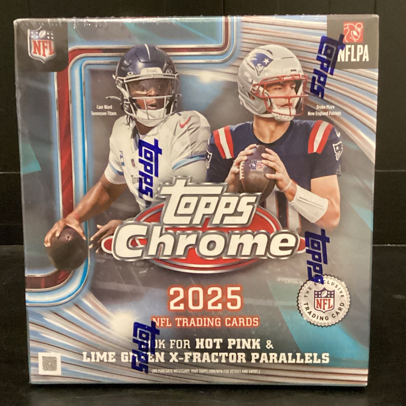 2025 Topps Chrome NFL Football Sealed Mega Box Brand New In Hand