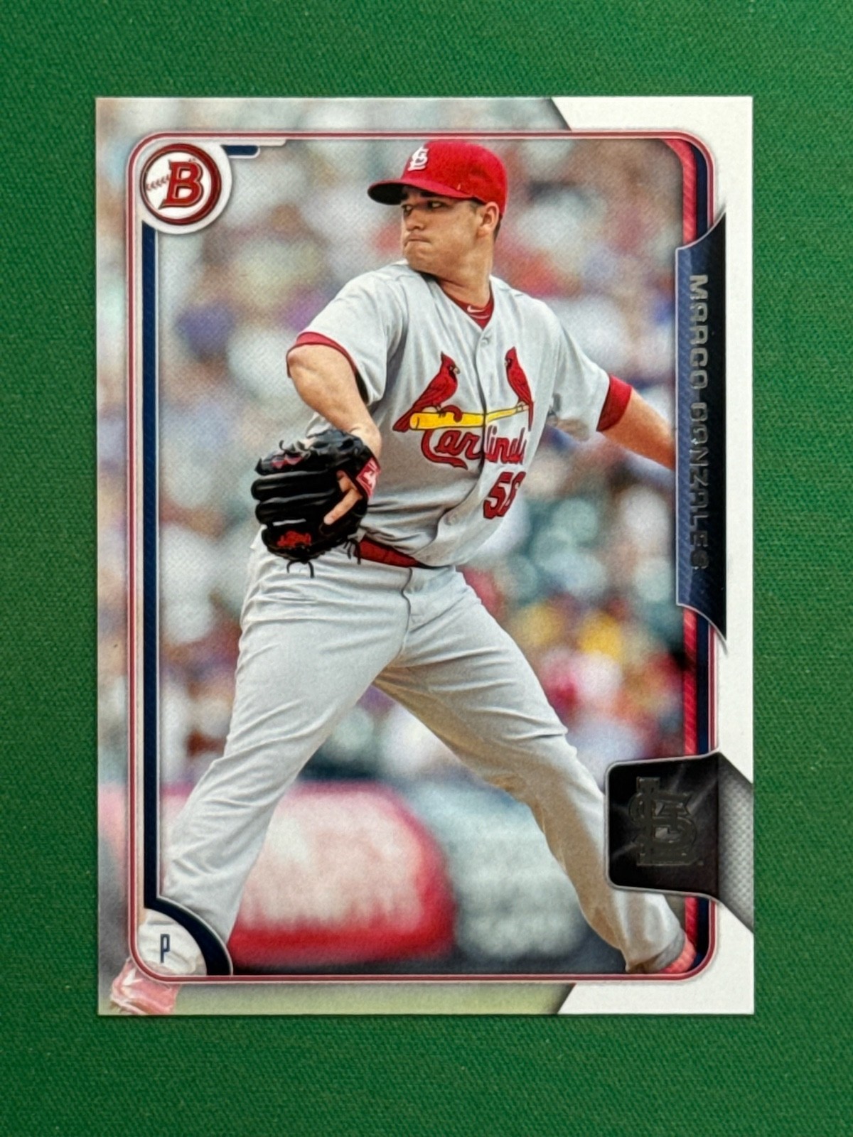 2015 Bowman Baseball Prospects #BP14 Marco Gonzales
