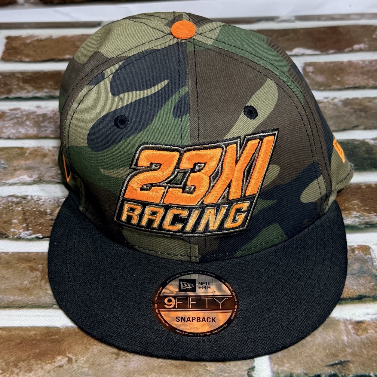 23XI Racing New Era Camo 9FIFTY Team Adjustable Hat One Fit SnapBack