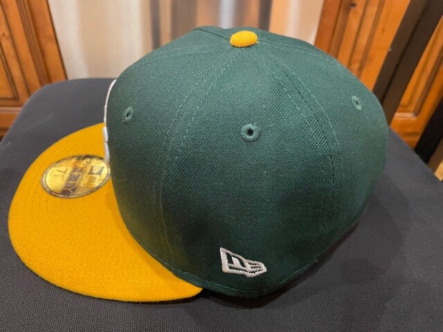 New OAKLAND A’s 59Fifty Home Green Authentic MLB Official On Field Men’s Custom