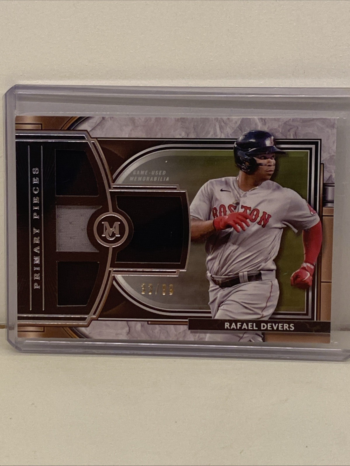 2021 Topps Museum Collection Rafael Devers Quad Relic /99