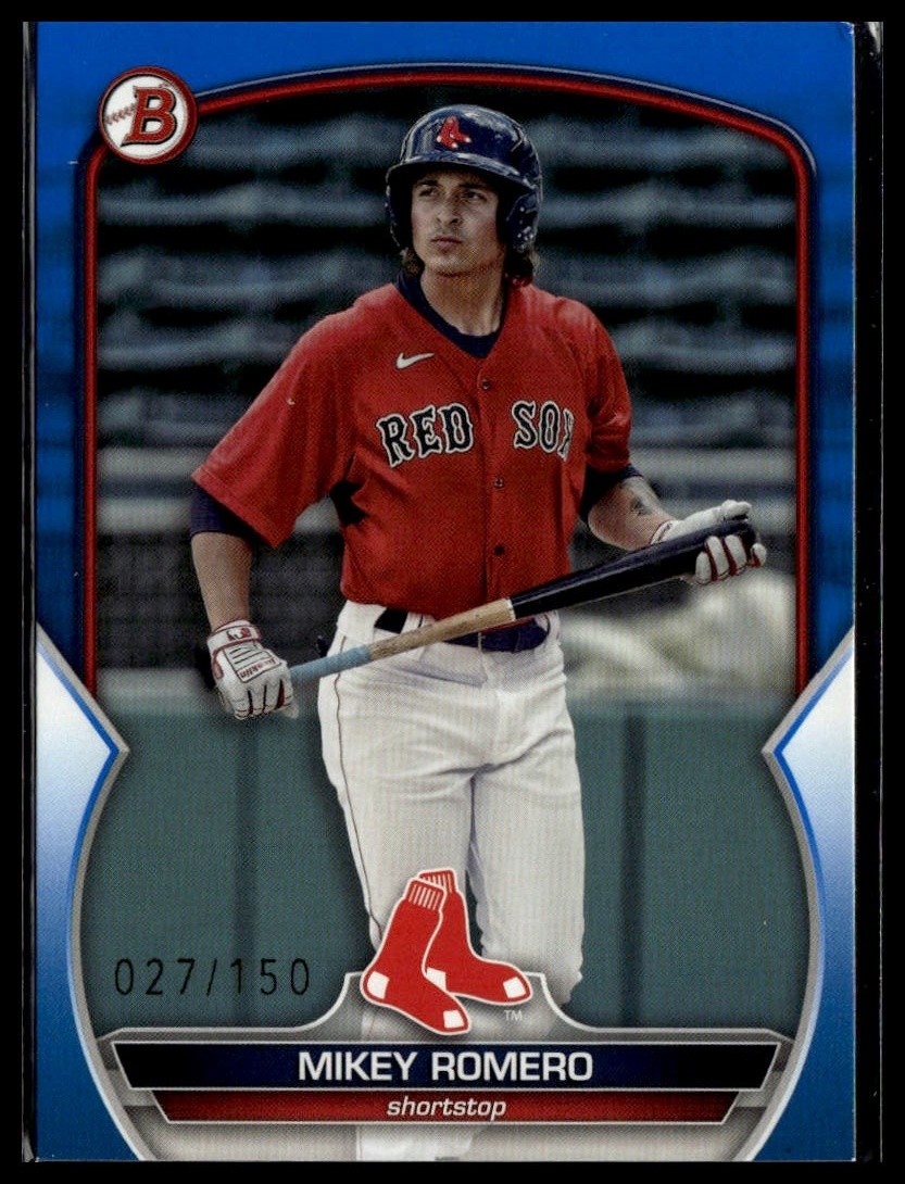 2023 Bowman #BP-69 Mikey Romero Prospects Blue #/150