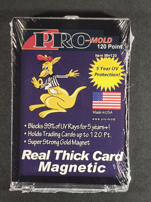 120x Pro Mold MH120 Original 120pt Magnetic Card Holder One Touch (6 Full Boxes)
