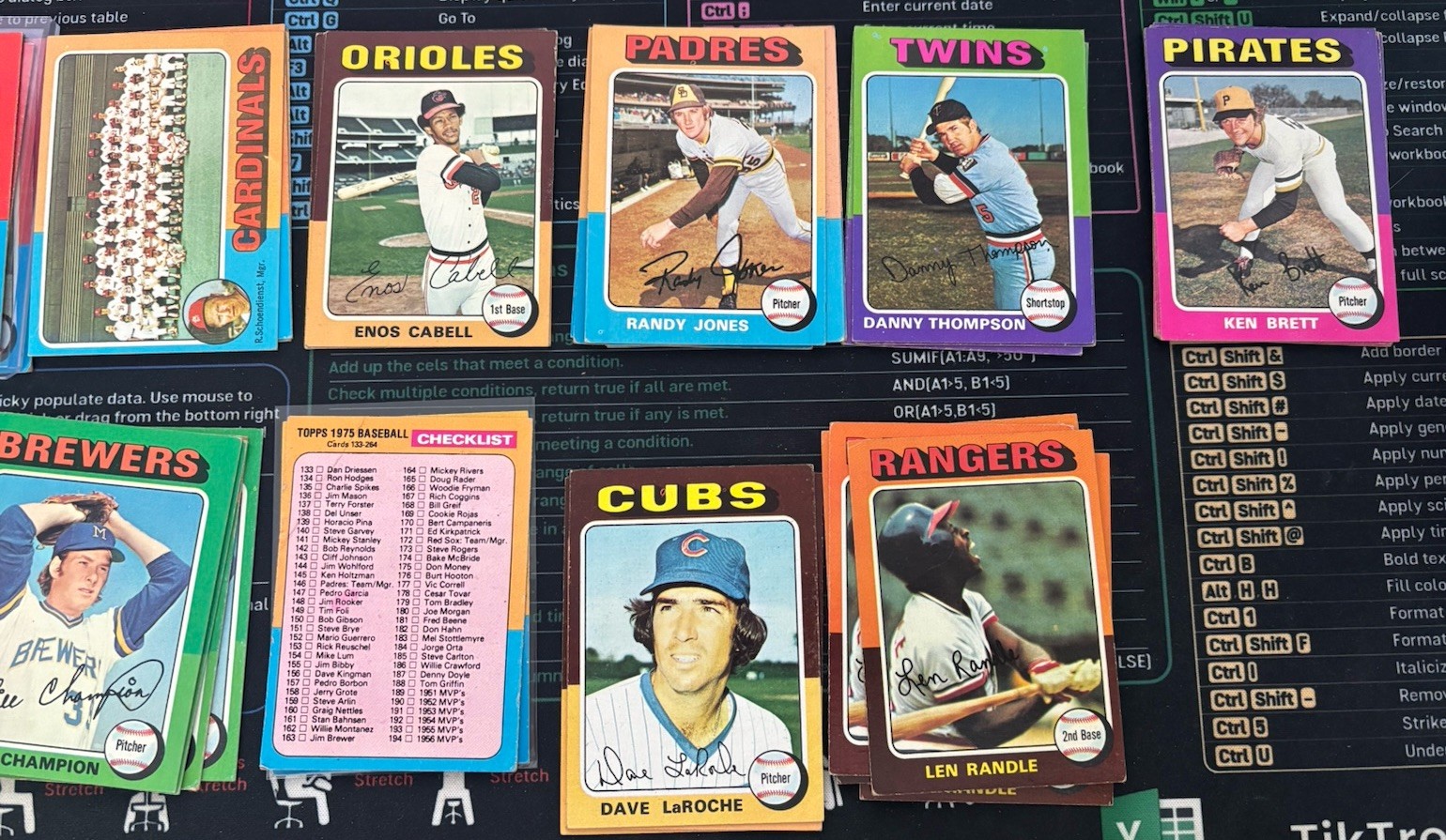 1975 Topps Baseball U-Pick #201-400 VG+ Free Shipping on 3+ Items!