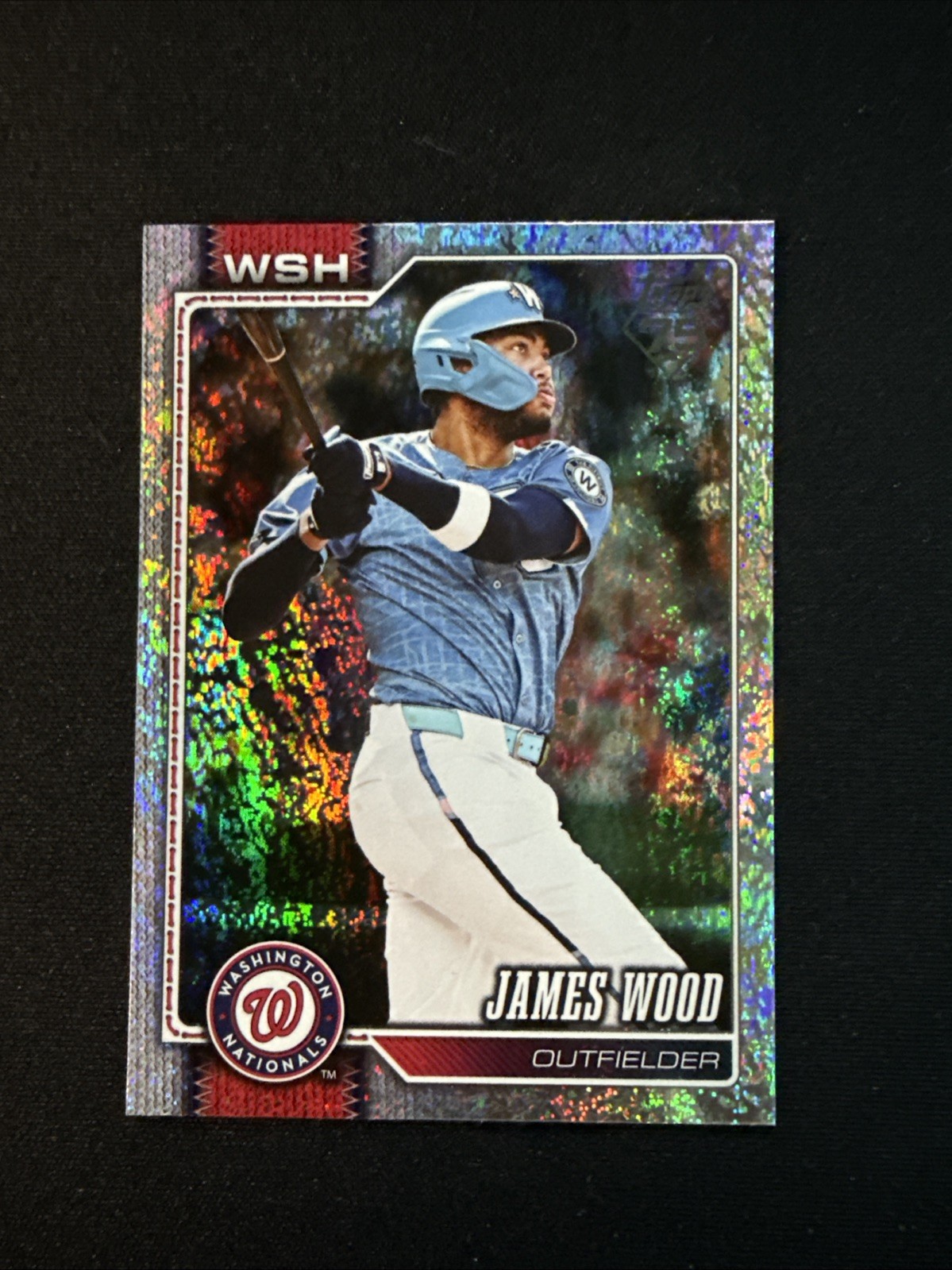 2026 Topps Series 1 #349 JAMES WOOD – Holofoil ✨ – Nationals 🔥⚾️