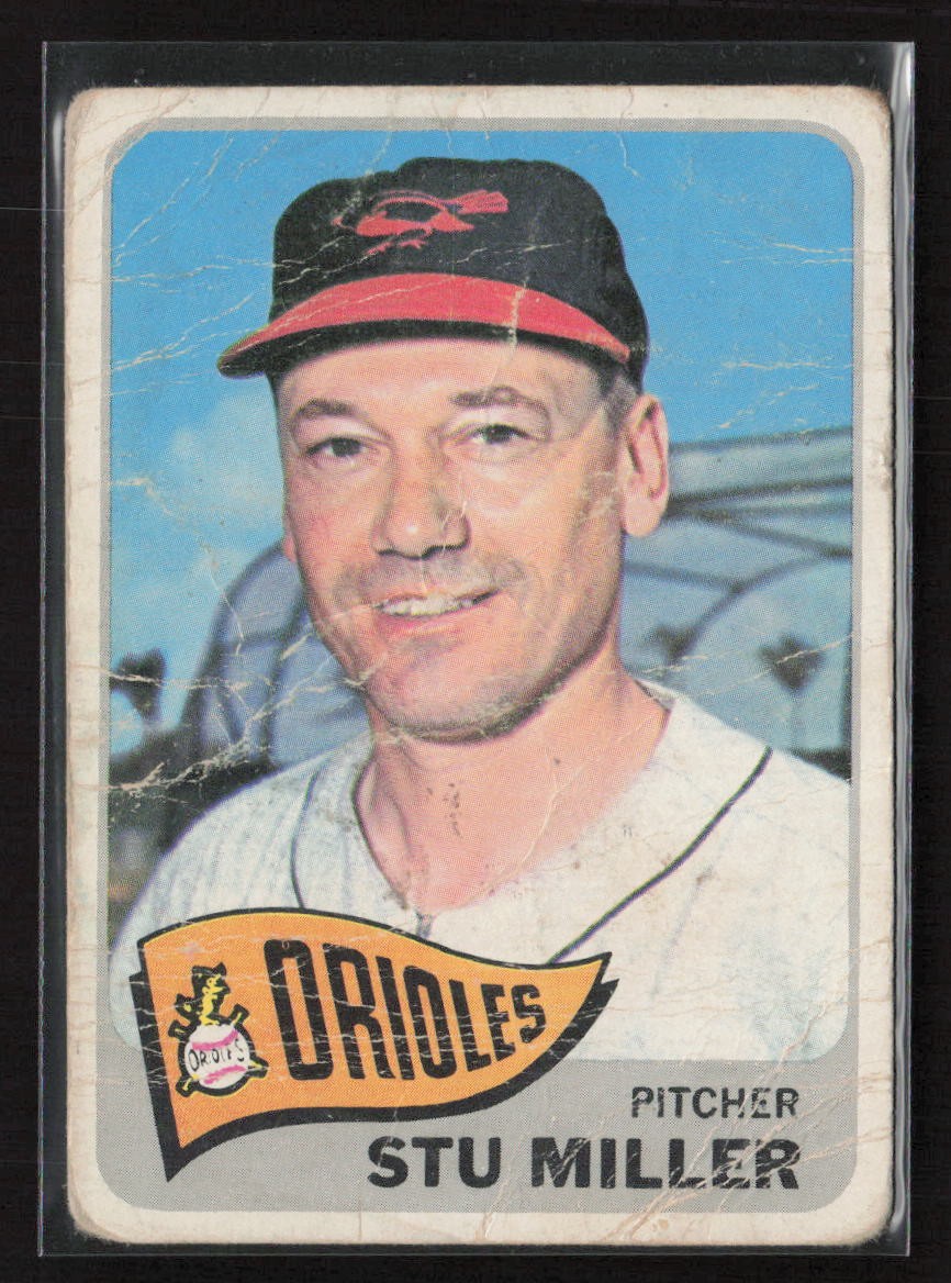 1965 Topps #499 Stu Miller – VG/EX Set Break!