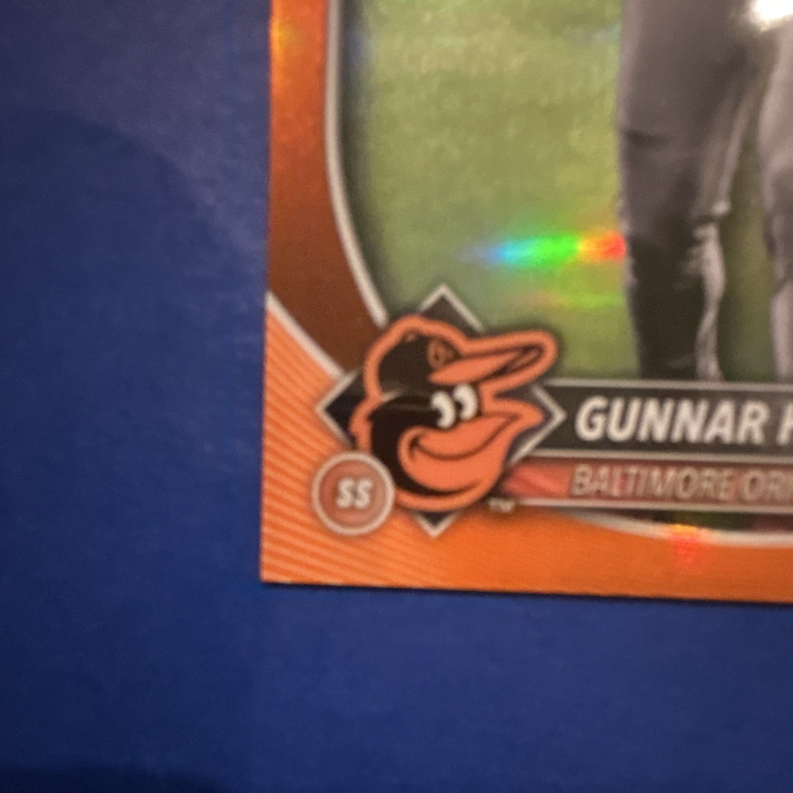 2024 Bowman Chrome Gunnar Henderson True Orange Refractor #9612 12/25