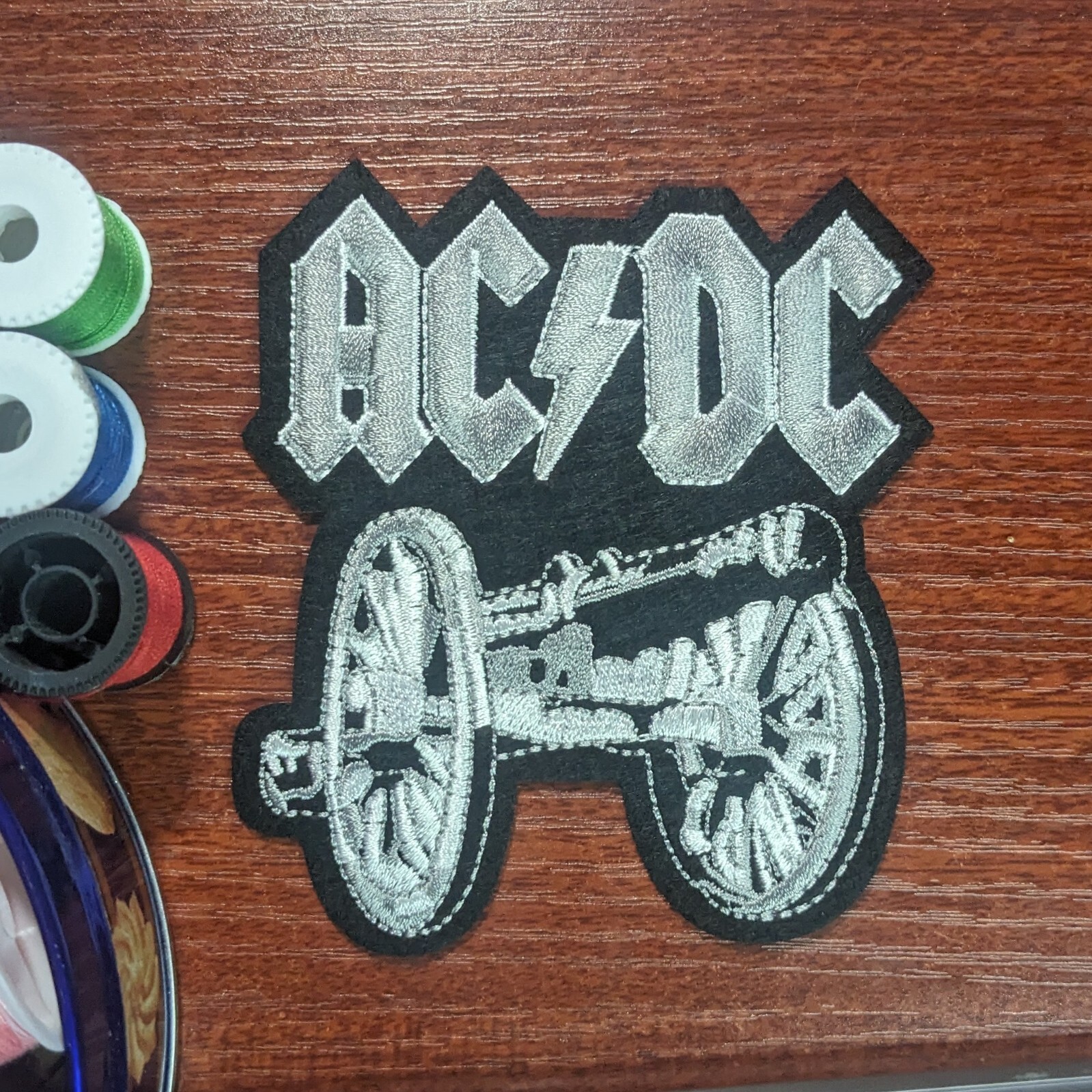 ACDC Band Patch 4×3.5″ Rock Heavy Metal Embroidered Iron On Medium Sized Patch