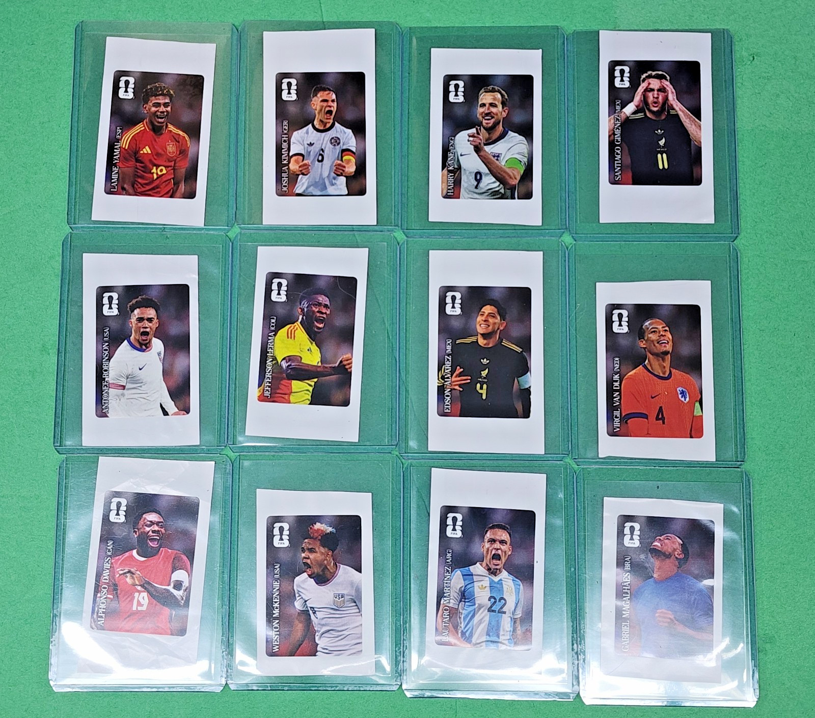 Panini FIFA World Cup 2026 Sticker Coca-Cola Full Set 12 Stickers Version US