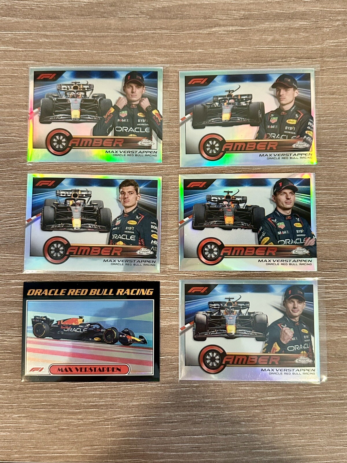 2023 Topps Chrome Formula 1 Racing Insert Lots X6 Max Verstappen