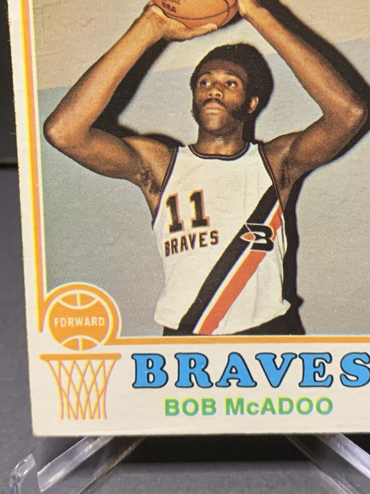 1973-74 Topps Bob McAdoo #135 Buffalo Braves VG-EX Rookie Vintage
