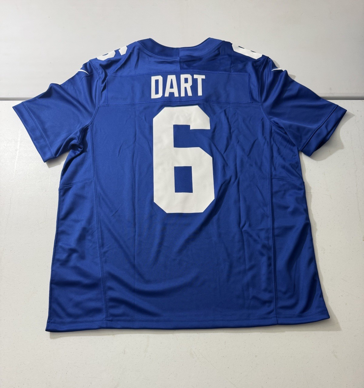 Men’s New York Giants Jaxson Dart Nike Royal Team Game Jersey – L