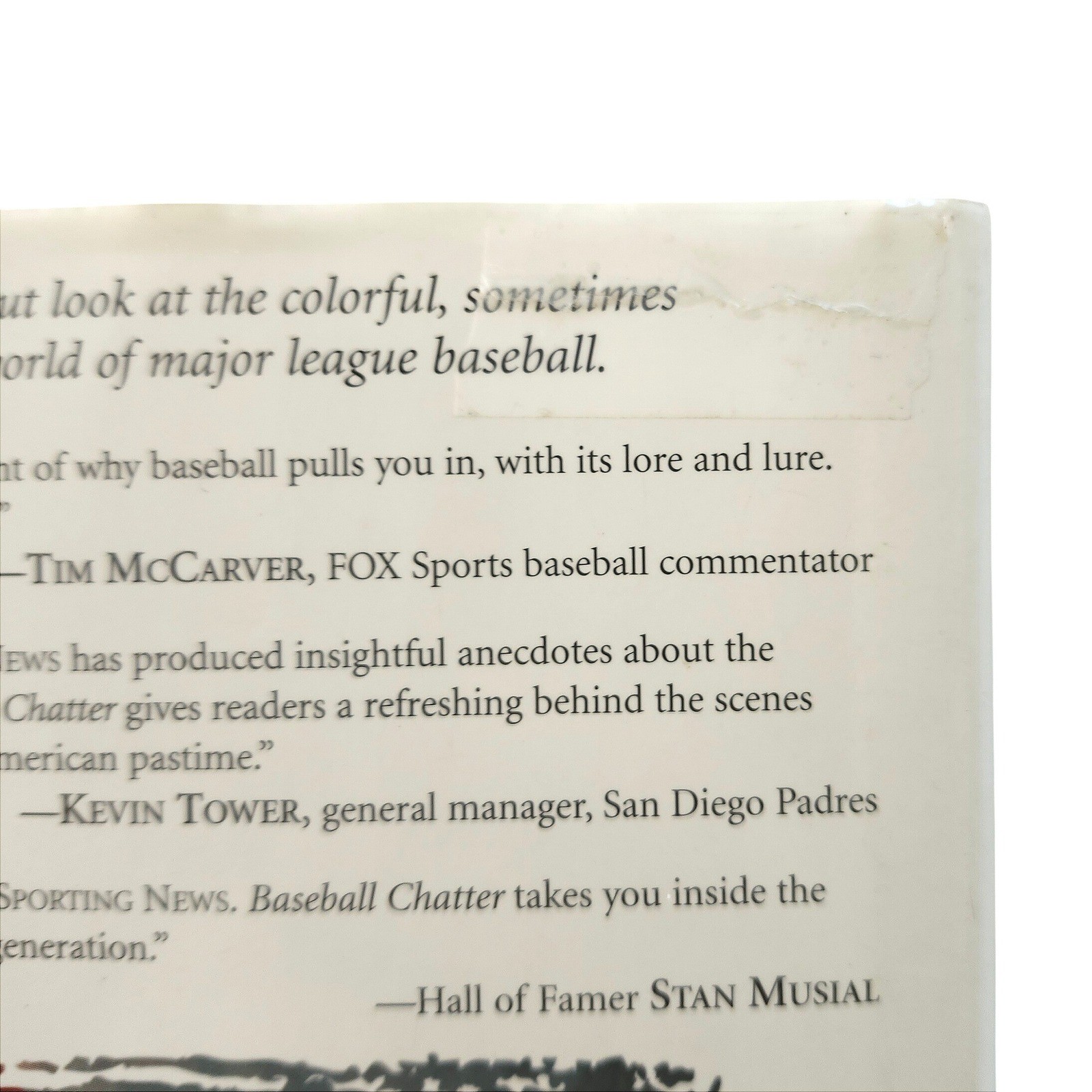 Baseball Chatter Sporting News Books Hardcover Vintage 2004 MLB Stories