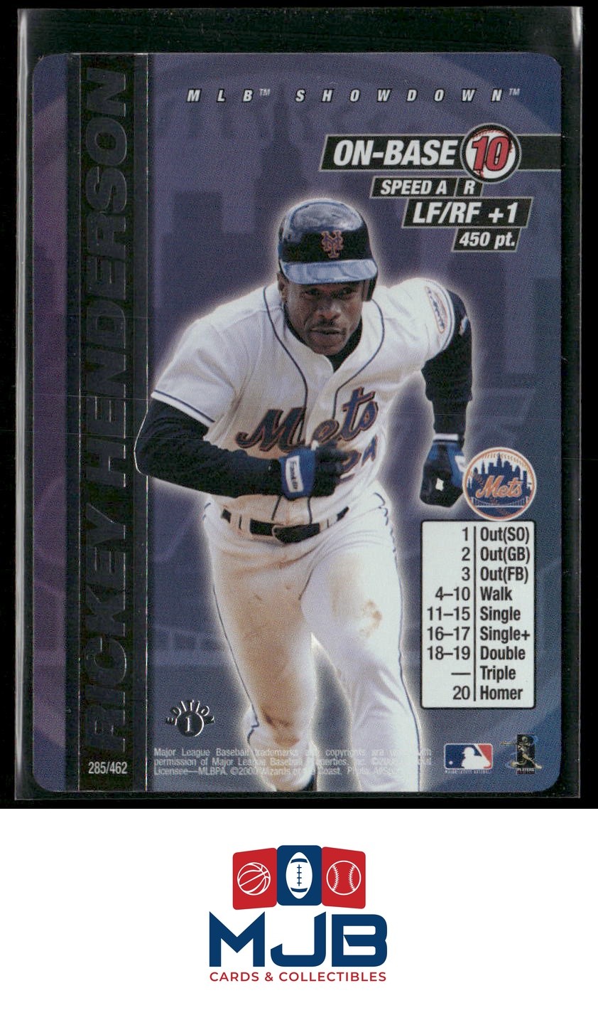 2000 MLB Showdown 1st Edition Rickey Henderson #285 New York Mets