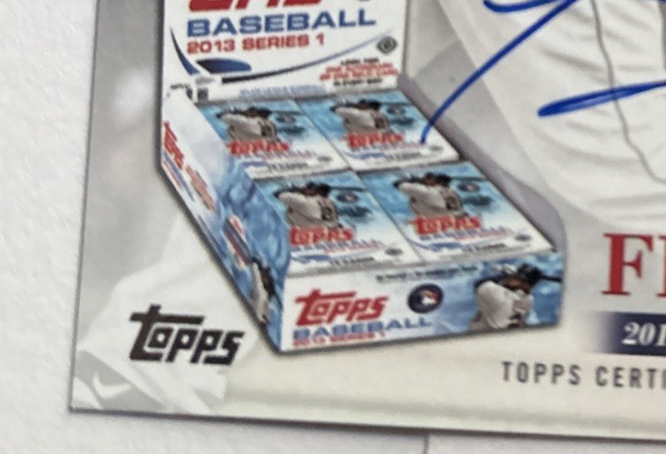 Topps 2013 Cover Athletes – Prince Fielder – On Card Auto 20/ 25
