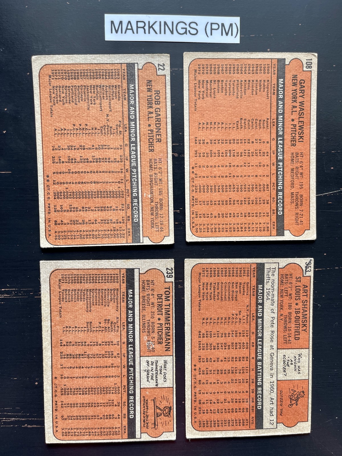 1972 Topps Baseball Cards 601-787 (P-NM) – You Pick – Complete Your Set