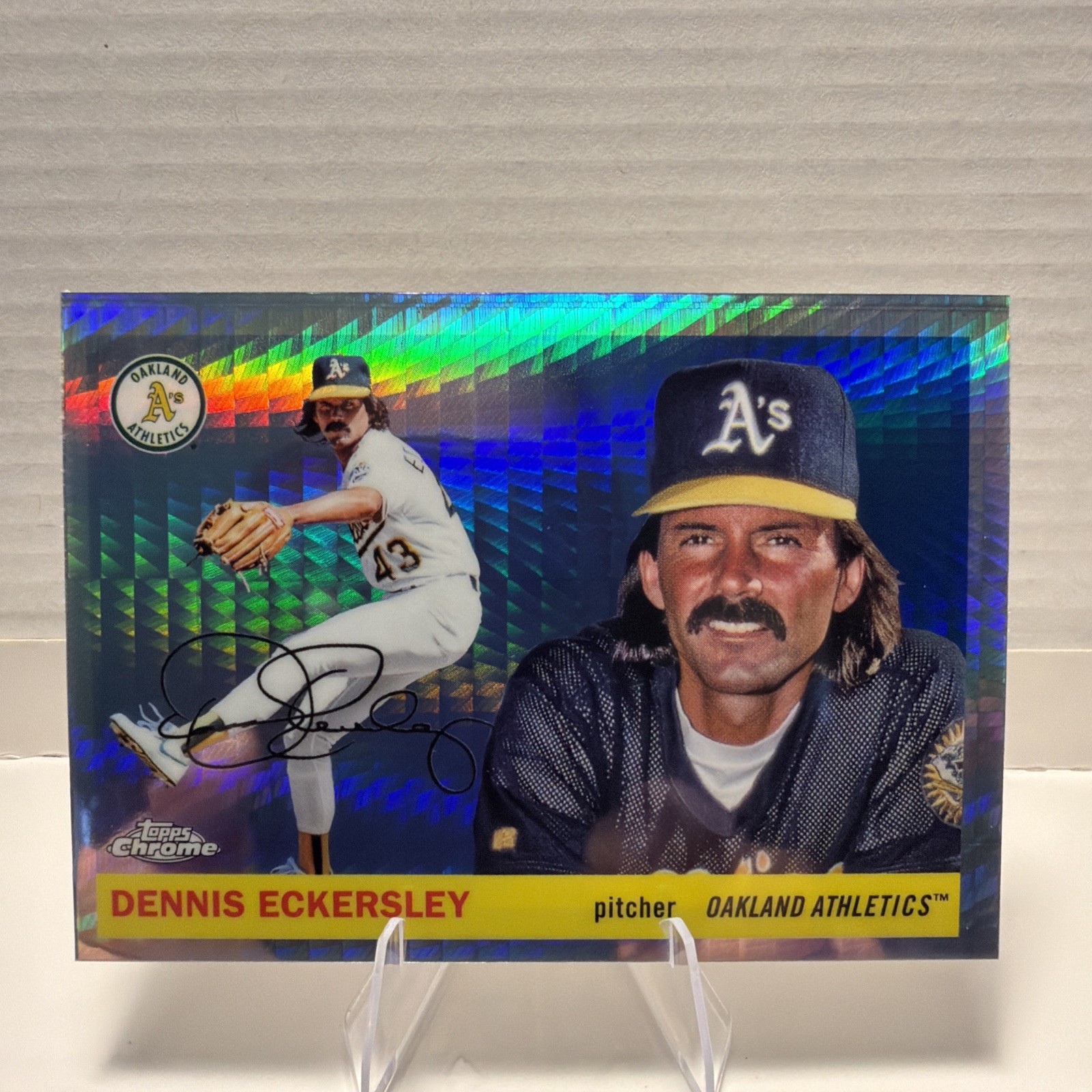 2025 Topps Chrome Platinum #382 Dennis Eckersley Prism Refractors