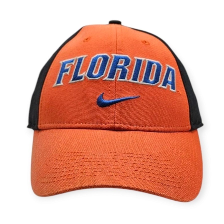 Florida Gators Hat Nike Legacy 91 Logo Dri-Fit Orange Black Vintage Flexfit Cap