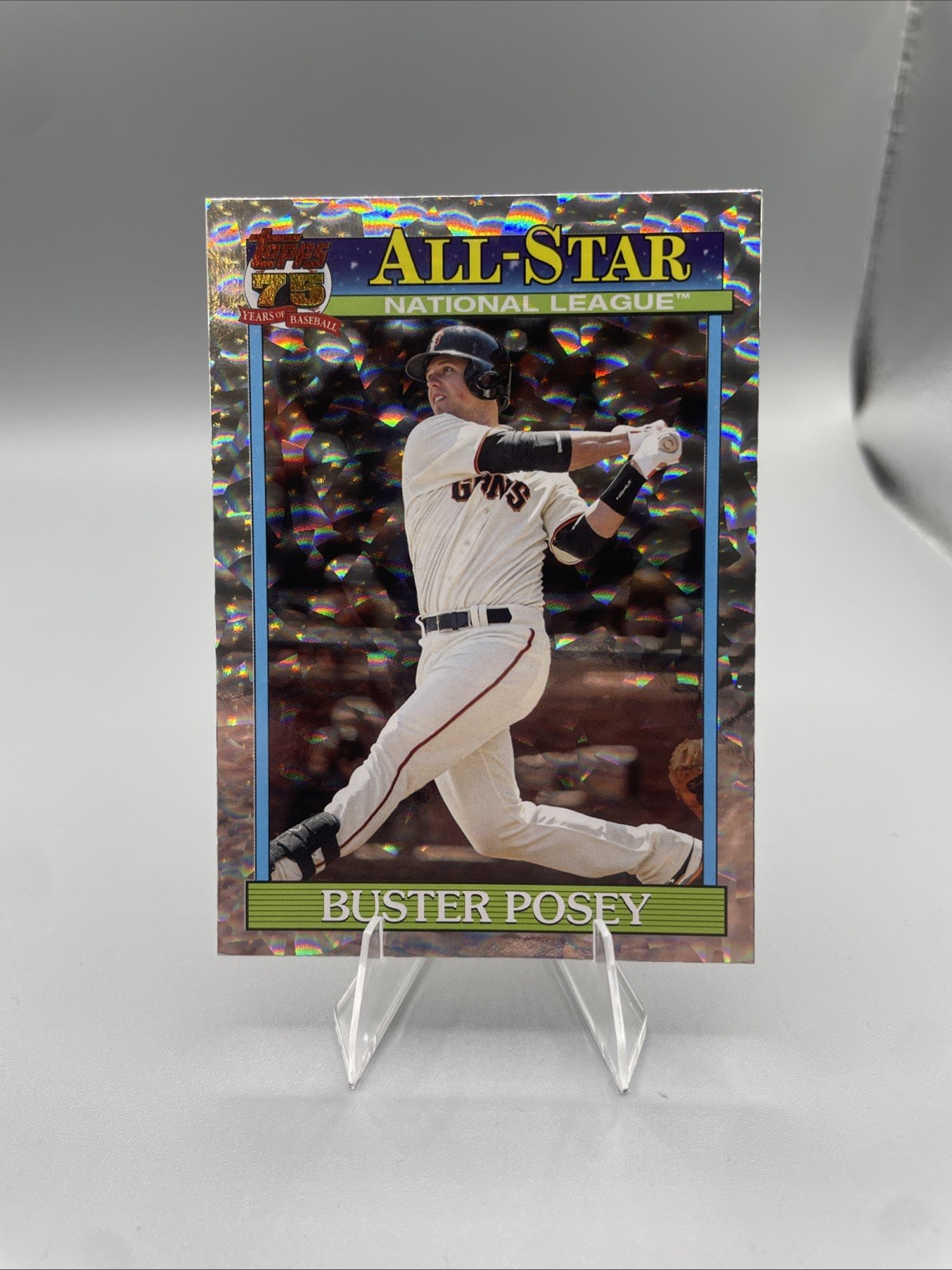 Buster Posey – 2026 Topps Series 2 – 1991 All Star #91AS-18 – Crackle Foil