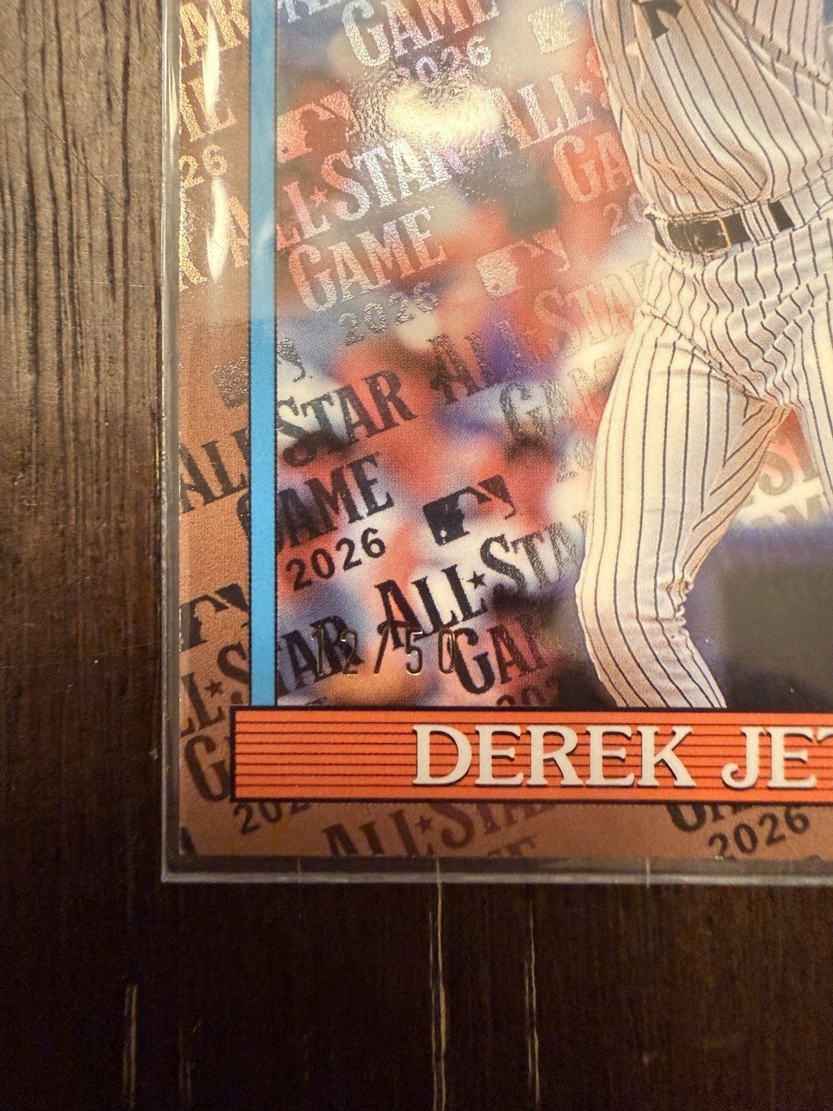 Topps Series 2 All-Star Game Derek Jeter 1991 All-Star Gold Parallel 12/50!!!