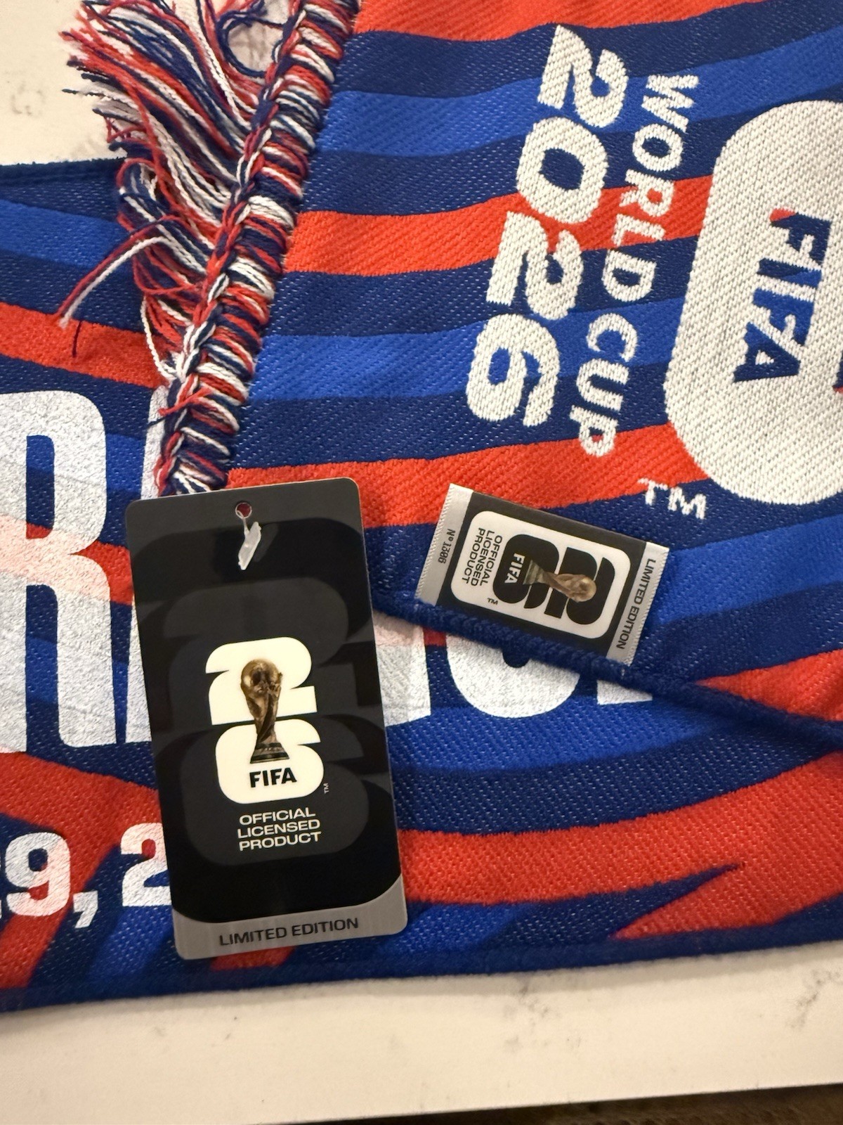 FIFA World Cup 2026 Germany Paraguay Game Day Scarf *limited* round of 32