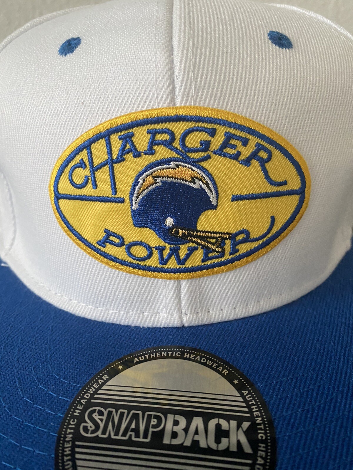 ⚡️CHARGER POWER ⚡️San Diego Chargers Air Coryell Dan Fouts Throwback Cap Hat NEW