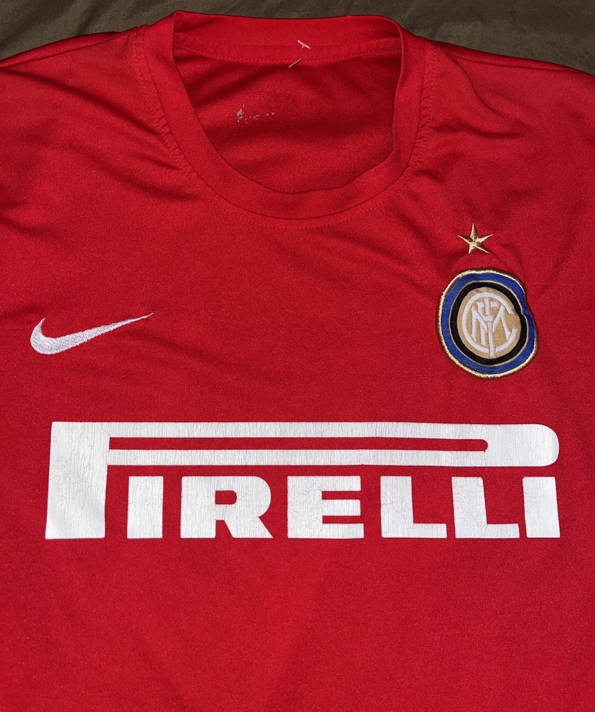 100% Authentic Inter Milan Italy Away Third Kit Nike Soccer Jersey Large Men