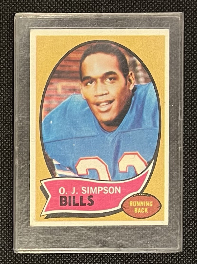 O.J. Simpson Rookie Card 1970 Topps #90 (RC) Bills