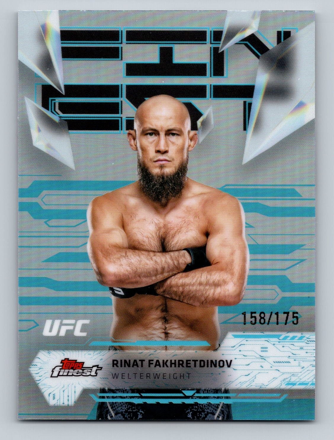 2025 Topps Finest UFC RINAT FAKHRETDINOV #109 NM /175 [a560]