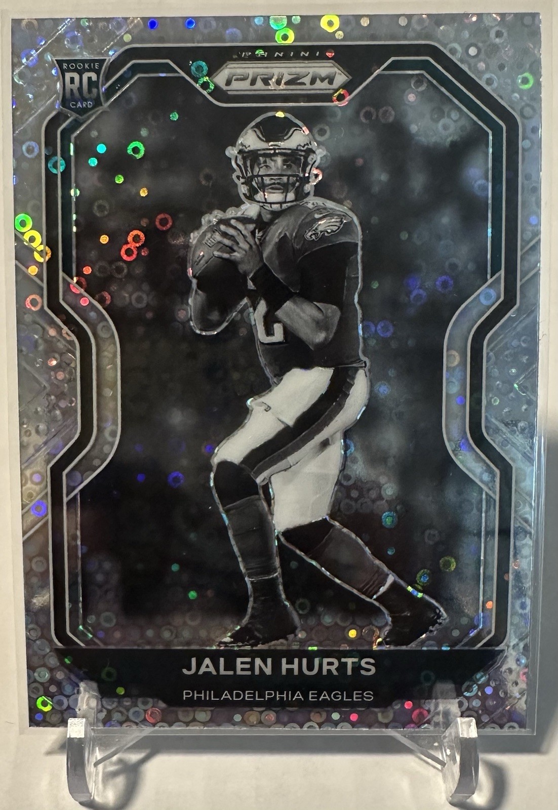 2020 Panini Prizm – Rookie Variation Jalen Hurts #343 No Huddle Prizm…
