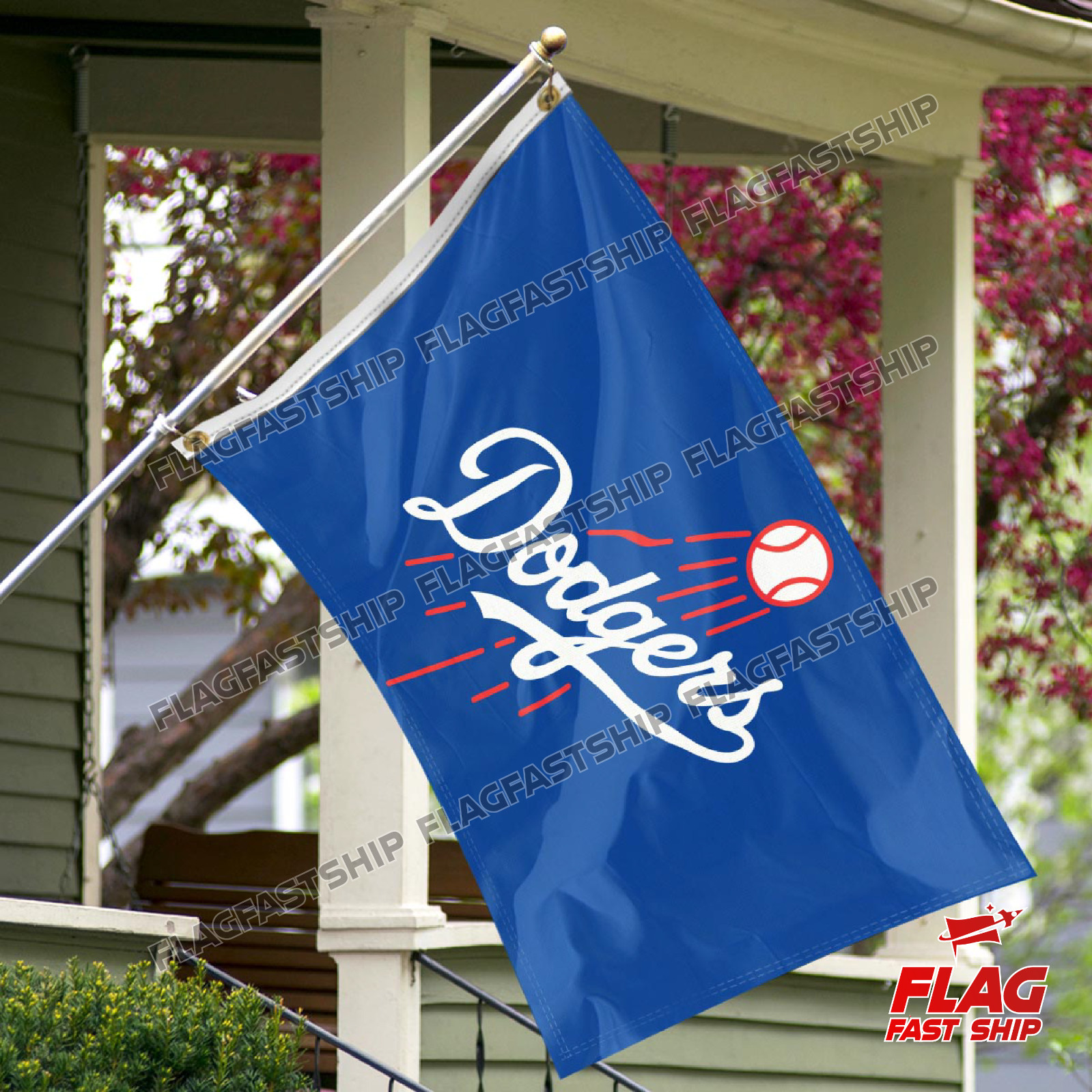 Los Angeles Dodgers 3×5 ft Flag LA MLB Baseball World Series Premium Banner