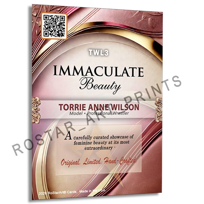 TORRIE WILSON Wrestler Beauty Card GOF Rostar CUSTOM SP Card TWL3