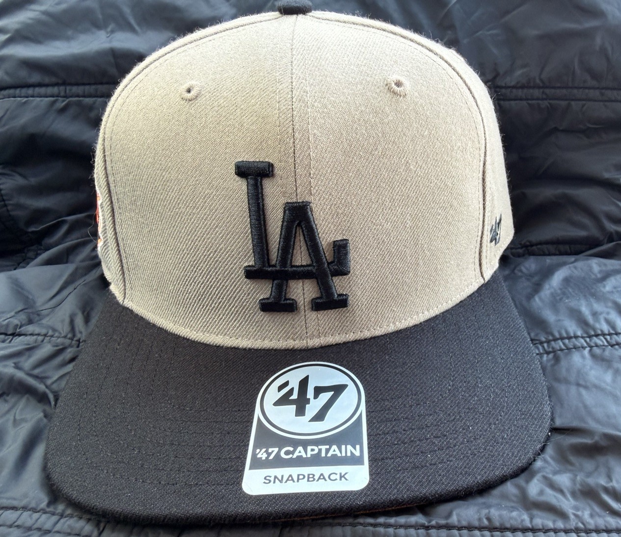 Los Angeles Dodgers ’47 Captain MLB Hat 1955 Side Patch Snapback New