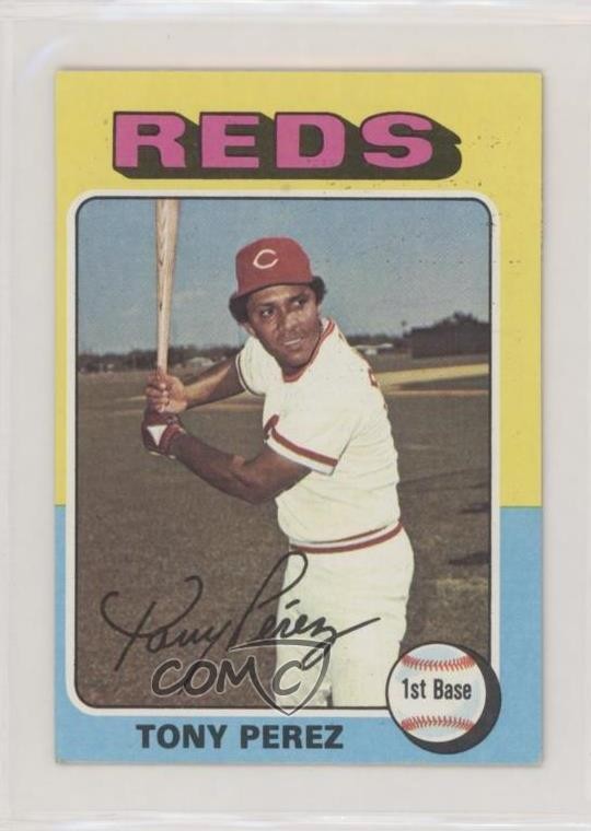 1975 Topps Mini Tony Perez #560 HOF 0v0e