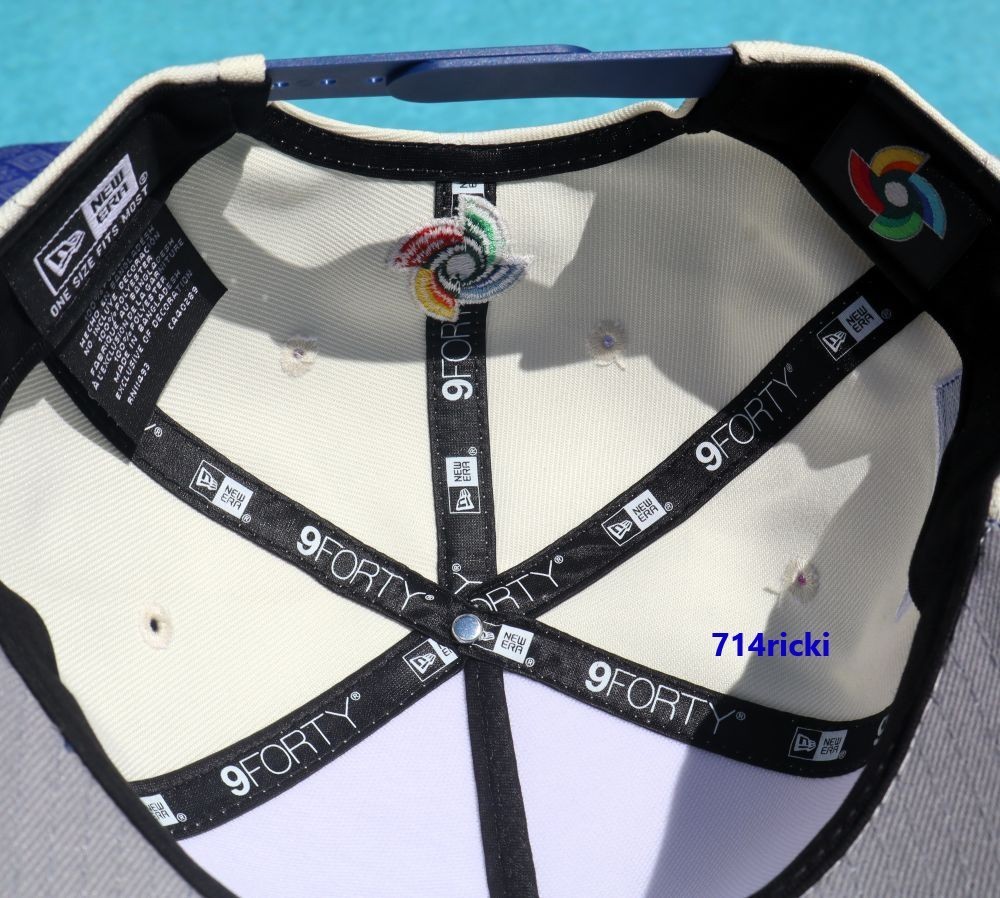 2026 WBC Nicaragua World Baseball Classic Snapback Hat New Era 9FORTY A-FRAME