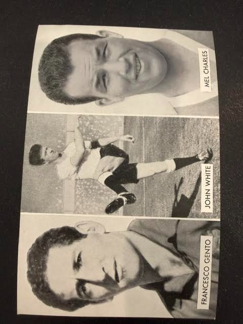 1962 Cup-Tie Stars of All Nations Mel Charles, Francisco Gento, John White