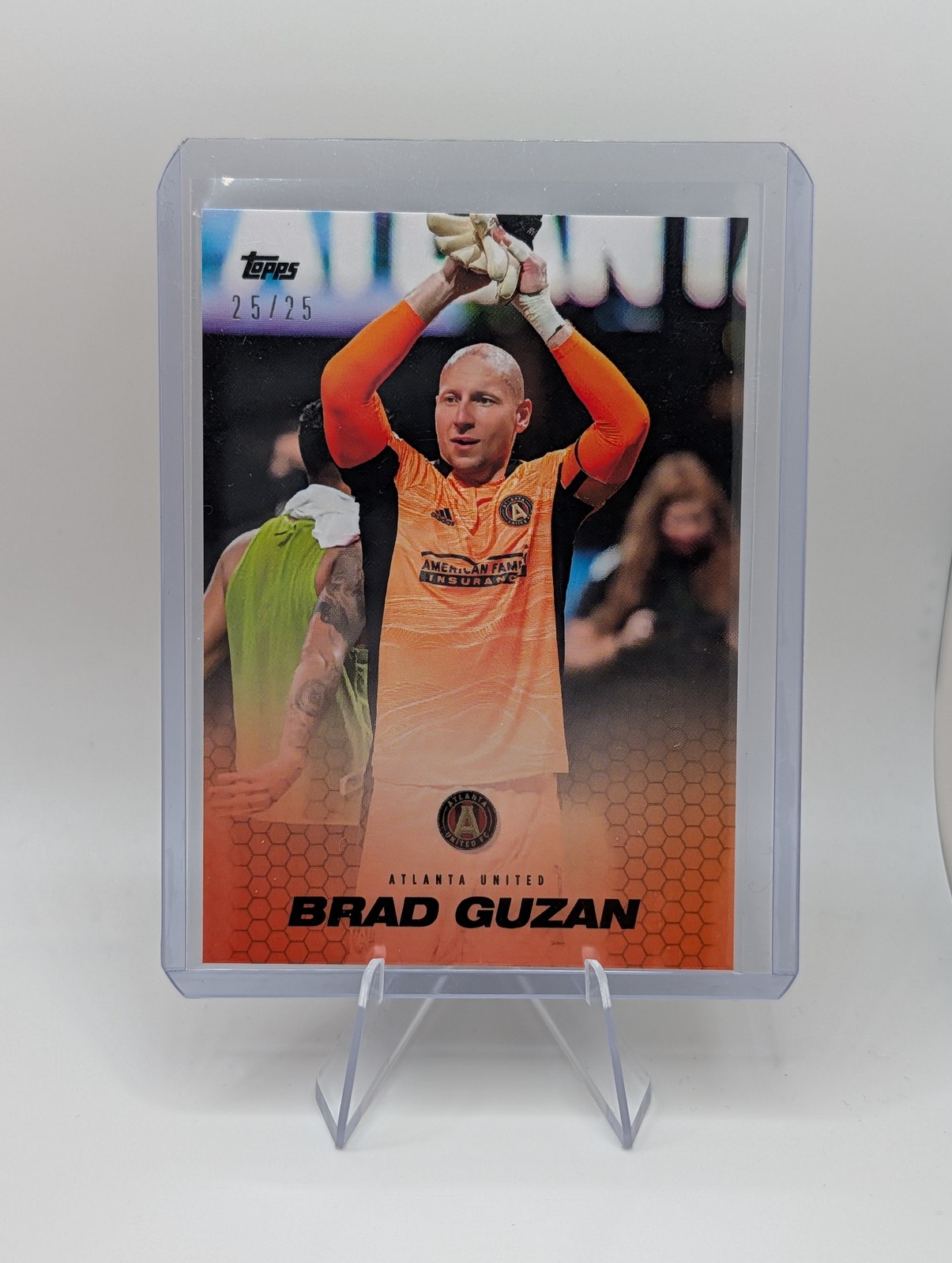 2021 Topps On-Demand MLS Set #11: MLS Playoffs #10 Brad Guzan Orange #/25