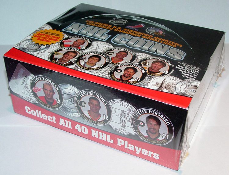 2006 NHL COIN BOX 1st EDITION FOIL PACKS * Factory Sealed Box *- SIDNEY CROSBY