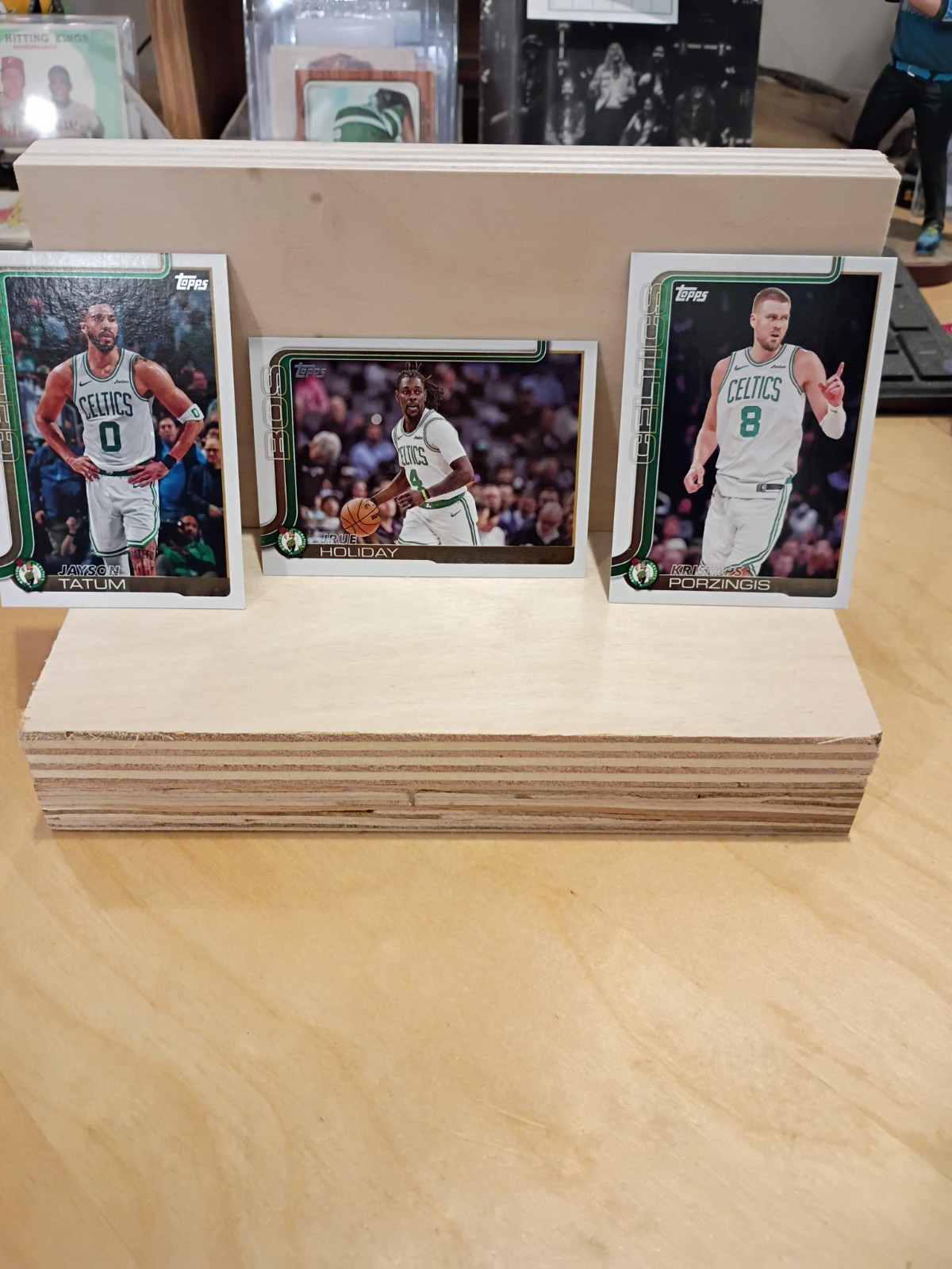 2025-26 Topps Jayson Tatum #1, Jrue Holiday # 7, Kristaps Porzingis #3 Celtics