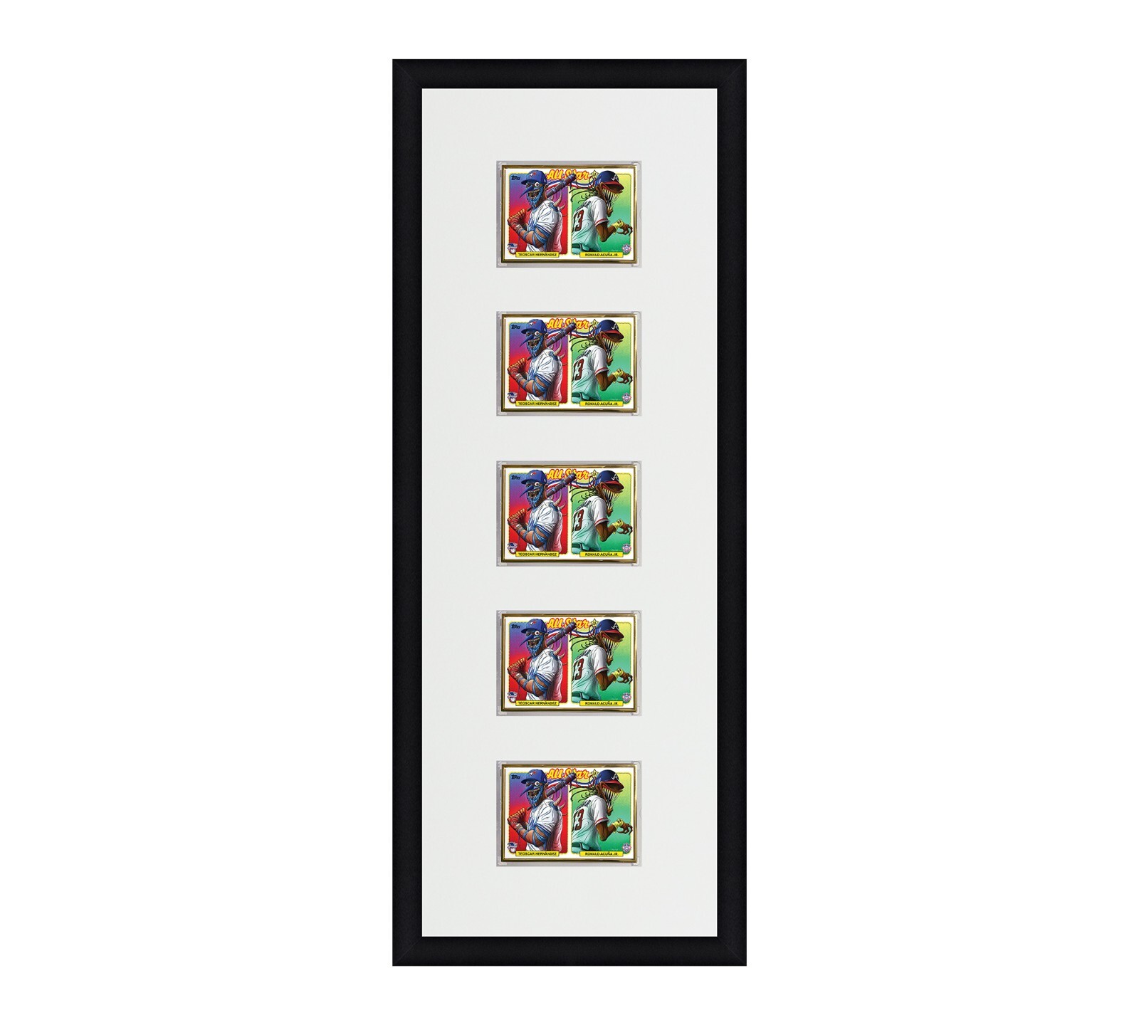 Card Frame For Magnetic Holders Holds (5) Ultra Pro 1 One Touch/BCW +UV Option