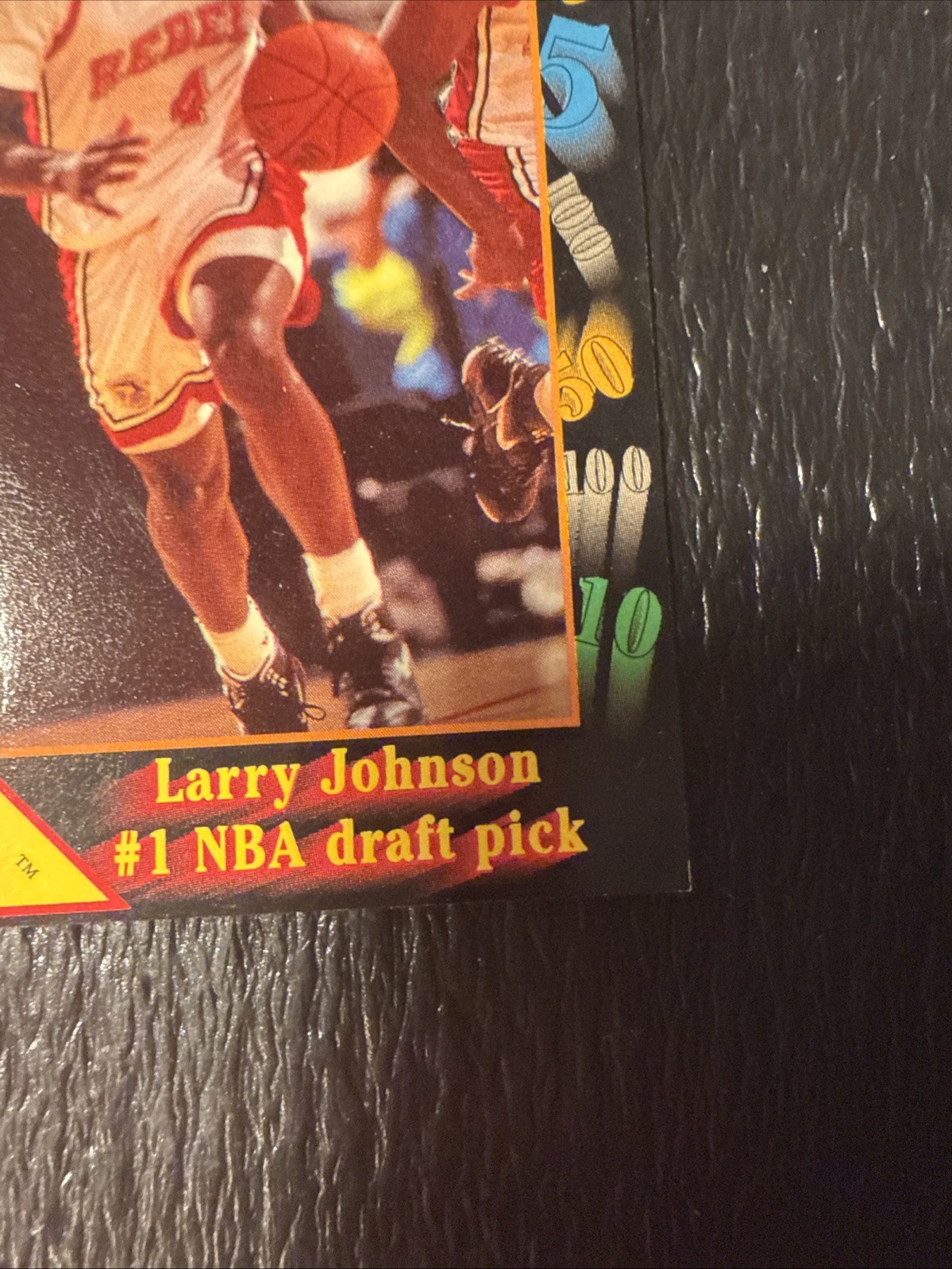 1992 Wild Card Collegiate – Larry Johnson #1 20 Stripe