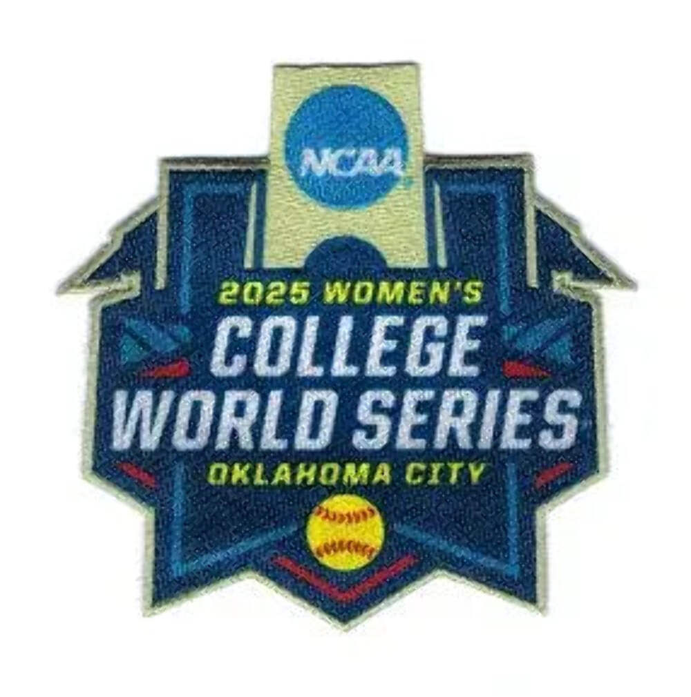 2025 Women’s Softball NCAA College World Series Patch Oklahoma City Sublimation